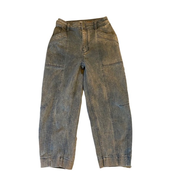 Anthropologie Pilcro High Rise Straight Leg Crop Jeans Sz 27 Women’s